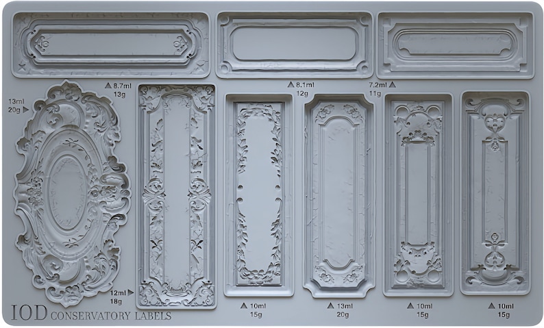 Conservatory Labels Mould by IOD Iron Orchid Designs image 2