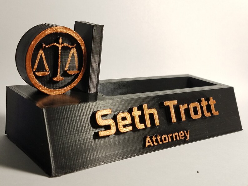 Custom 3D Printed Business Card Holder Etsy
