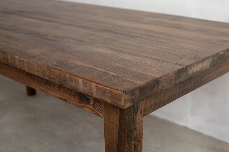 Reclaimed Dining Table Heritage Brown