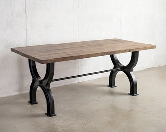 Industrial Cast "H" Reclaimed Table