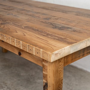 Reclaimed Dining Table Natural