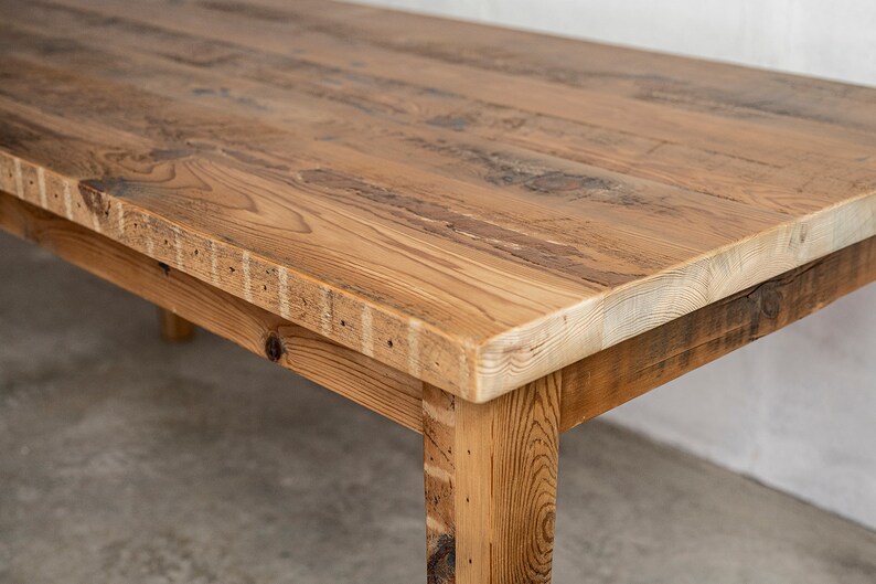 Reclaimed Dining Table Natural