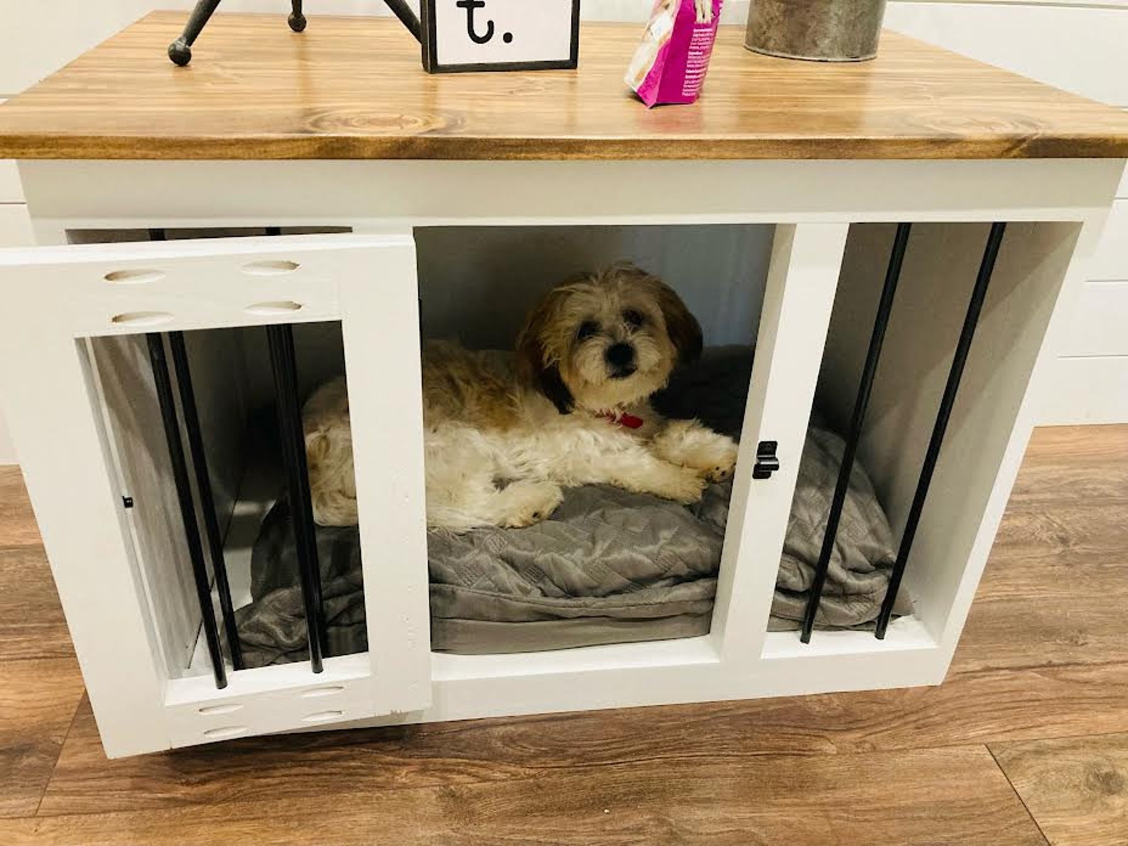 Dog Kennel, Dog Crate, Furniture, Farmhouse, Chic, Free Shipping, Table — free download