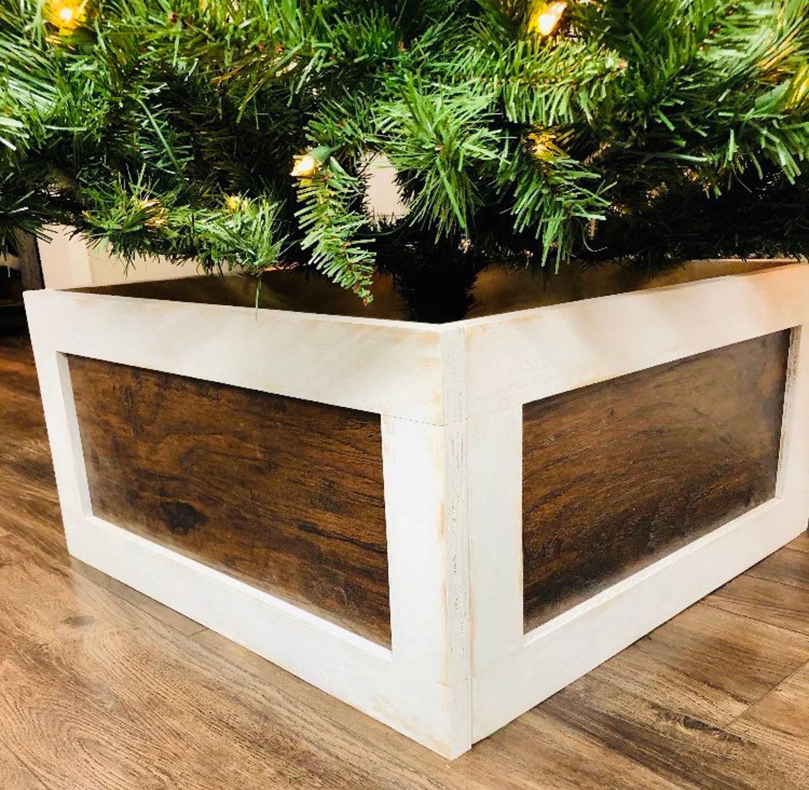 Christmas Tree Box FREE SHIPPING Tree Skirt Christmas - Etsy
