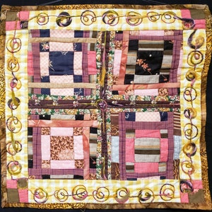 Vintage Nine Patch Wall Hanging
