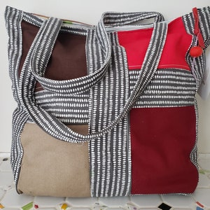 Large Zippered Tote Bag, Both Tailored and Fun to Carry