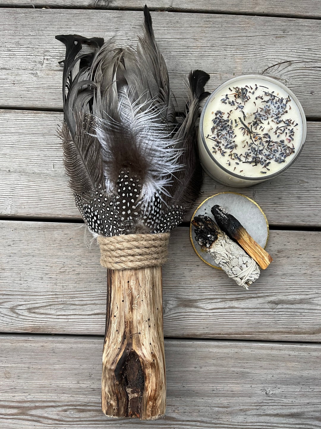 Smudging Big Crane Feather Fan for Rituals Shaman Tool - Etsy