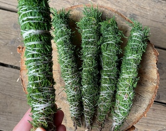 Incienso de enebro hecho a mano: incienso natural de hierbas