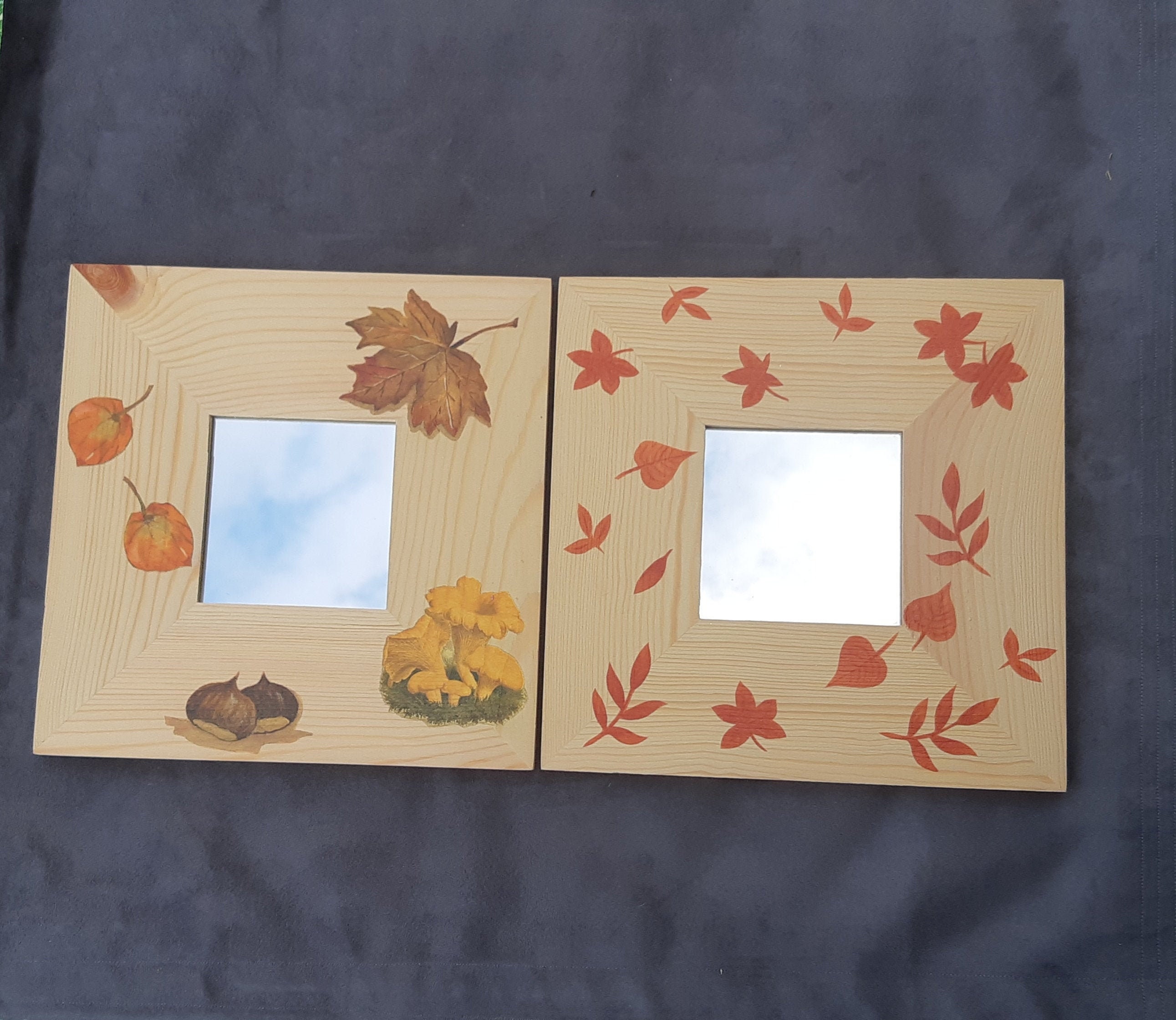 Miroir Automnal/Miroir Feuilles d'automne