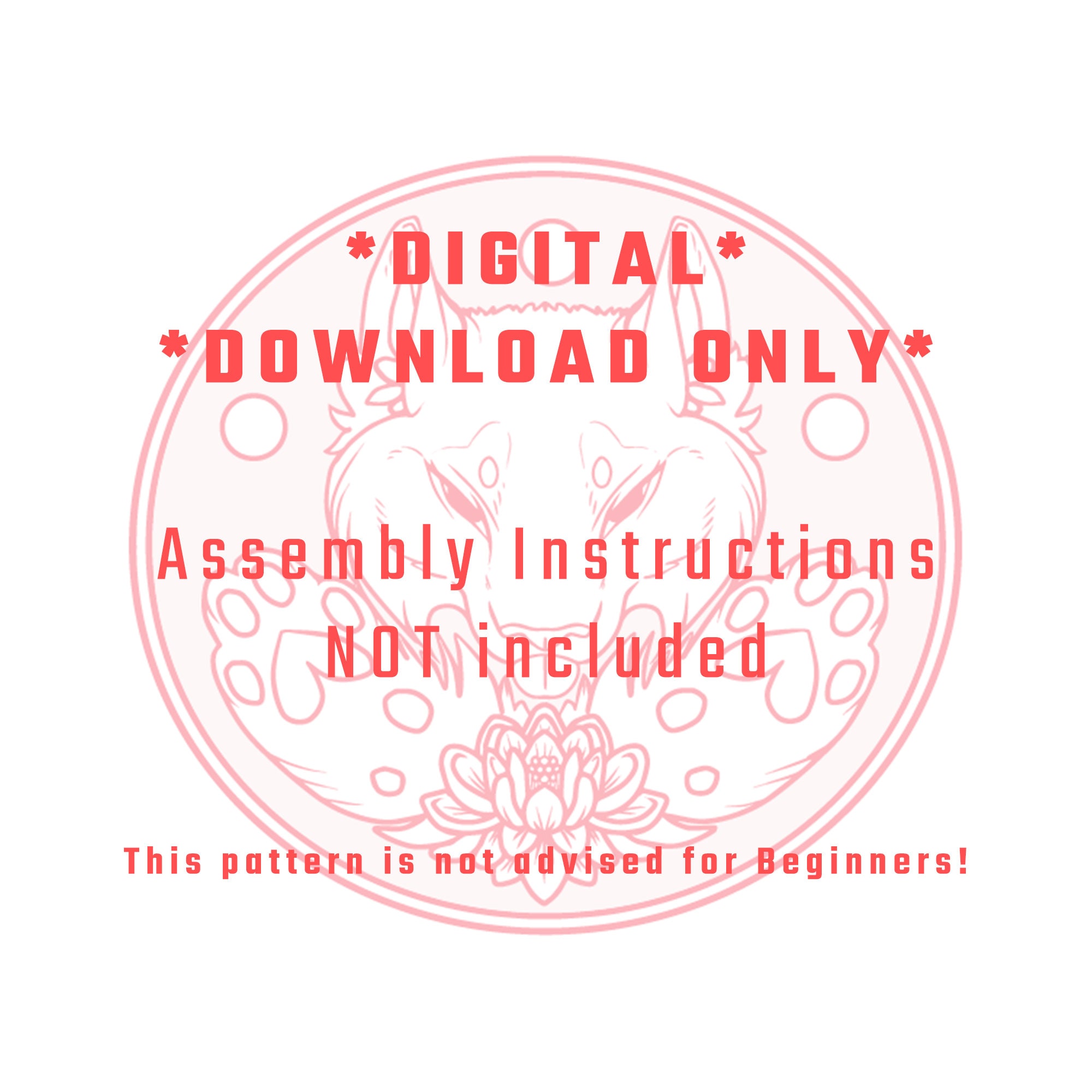 PDF PATTERN 5 Finger Puffy Fursuit Paws - Digital Download - Pattern ...