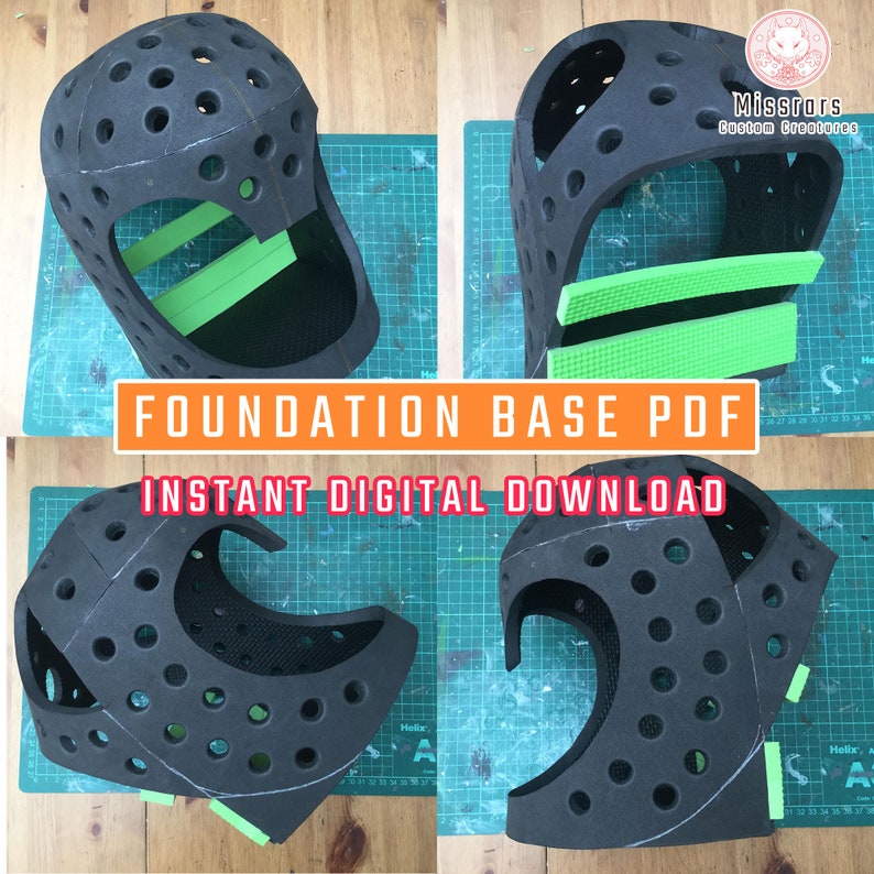 PDF PATTERN 'Faceplate' Foundation Fursuit Base Digital Download image 1