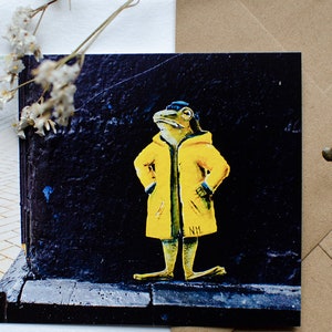 Postkarte - Streetart Frosch | By Streetartist N.M. | DIN A6
