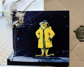Carte postale - Streetart Grenouille | Par le streetartiste N.M. | DIN A6