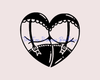 I heart you SVG