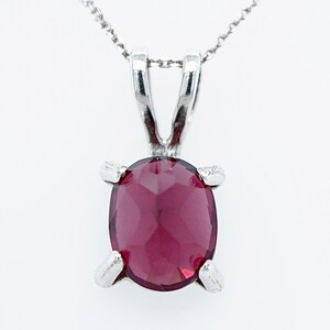 Stunning Handmade Rhodolite Garnet Necklace