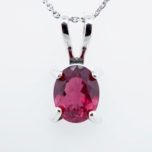 Stunning Handmade Rhodolite Garnet Necklace