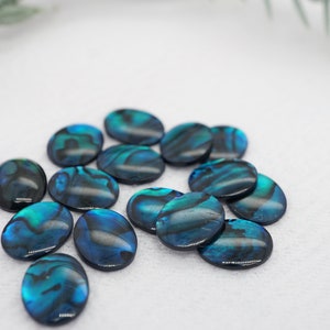 Paua Shell Cabs, ädelstenshytter, Cabochon