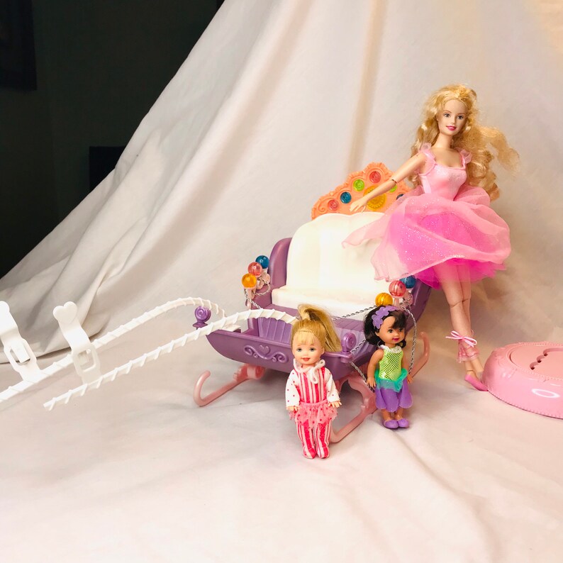 Vintage Barbie Nutcracker Lot With Sleigh Carriage Clara Etsy India