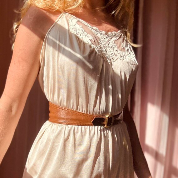 1960s cream lace butterfly playsuit - image 7