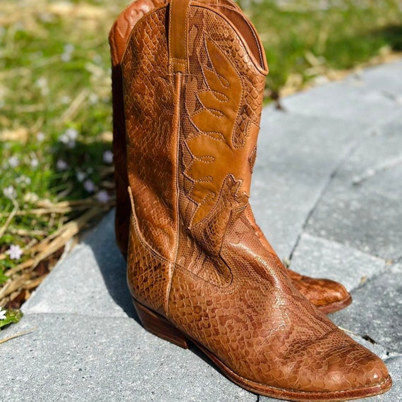 1990s dream Leather cowgirl boots - image 3