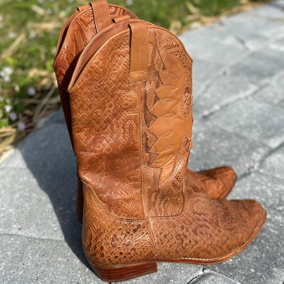 1990s dream Leather cowgirl boots - image 5