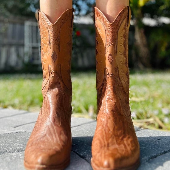 1990s dream Leather cowgirl boots - image 4