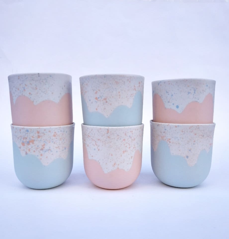 Duo Tasse Expresso en Porcelaine Fabrication Artisanale Céramique