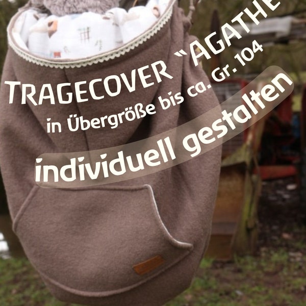 Individuelles Tragecover für Tragetuch und Babytrage in Übergröße - individuell nach deinen Wünschen