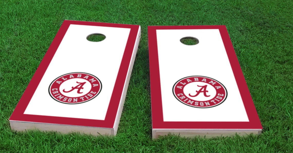 Custom College Personalized Cornhole Boardsany College Etsy
