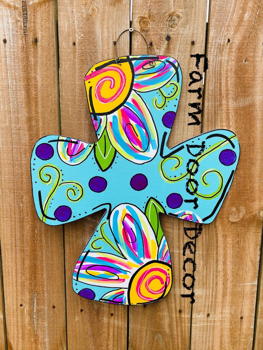 Cross, Cross Door Hanger, Easter Door Hanger, Holiday Door Hanger