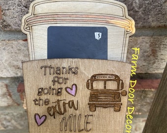 Bus driver gift, bus driver, bus driver gift card holder, bus driver appreciation