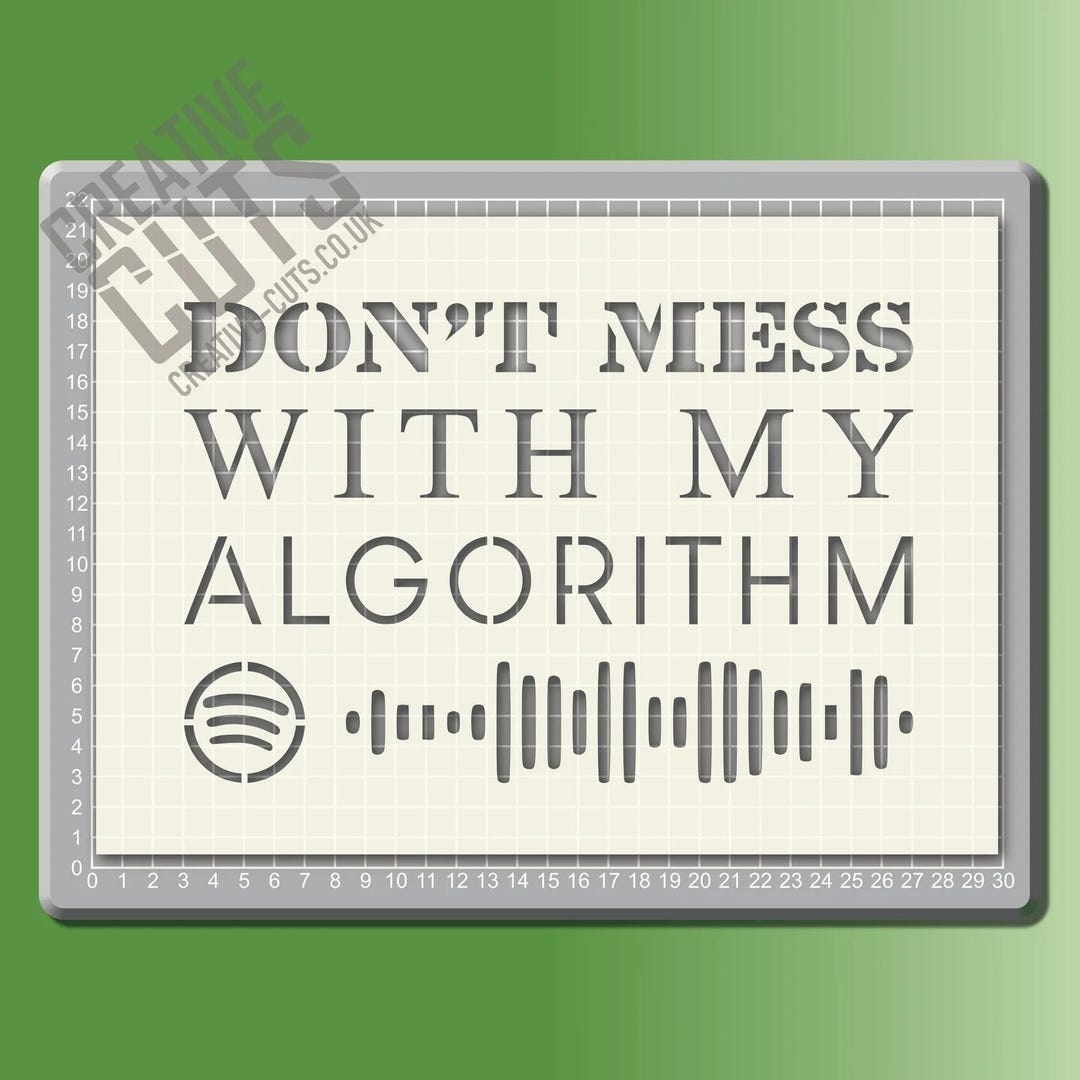 Algorithm Stencil Stencil --- 190 Micron Mylar - Etsy