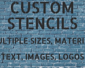 Plantilla personalizada: imagen, logotipo y texto personalizados - Plantilla de Mylar Craft