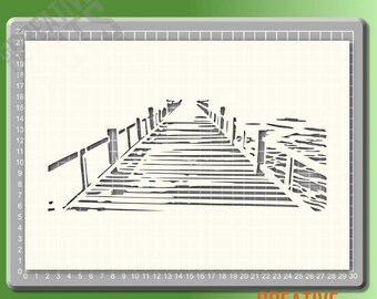 Plantilla para puente de embarcadero --- Mylar de 190 micras