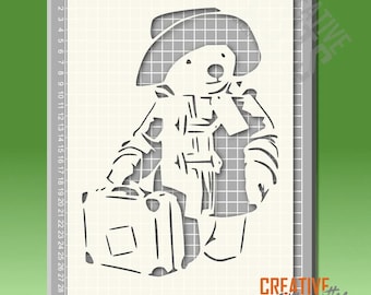 Plantilla del Oso Paddington --- Mylar de 190 micras