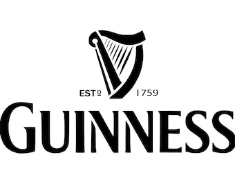 Guinness Stencil Beer A4 A3, air brush, restoration, mylar reusable