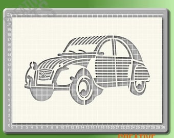 Plantilla para coche 2CV --- Mylar de 190 micras