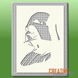 Darth Vader-schablon --- 190 mikron mylar