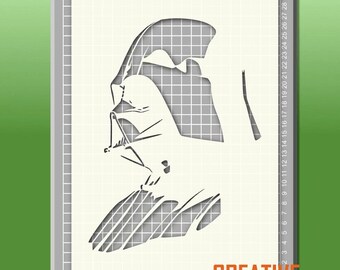 Plantilla de Darth Vader --- Mylar de 190 micras