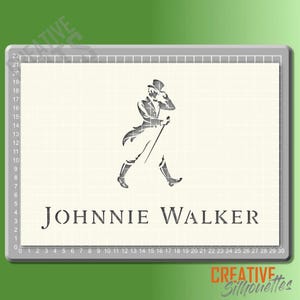 Johnnie Walker Whiskey Stencil --- 190 micron mylar image 1