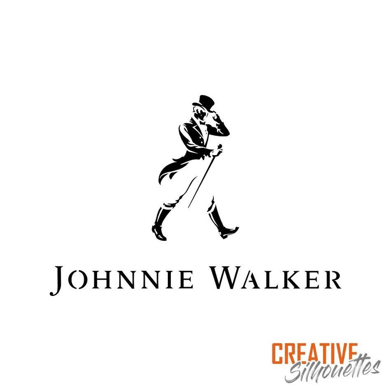 Johnnie Walker Whiskey Stencil --- 190 micron mylar image 3