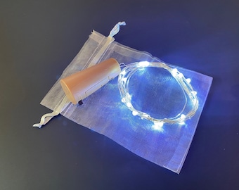 LED bottle lights, 20 LED lights with battery, table decoration, fireplace, window light