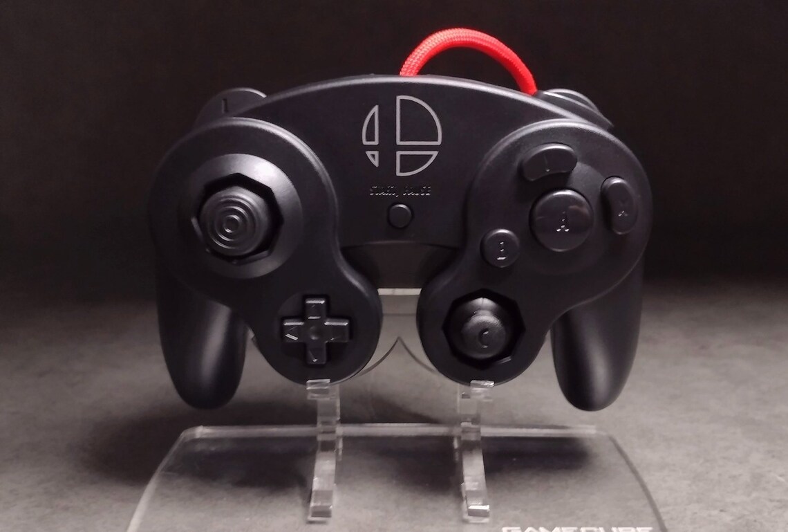 Custom Phob Black Gamecube Controller Etsy