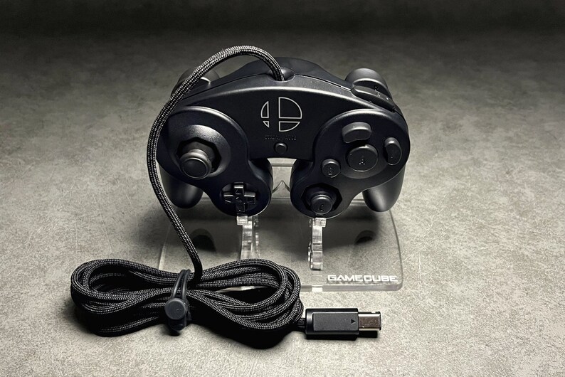 Custom Phob Black Gamecube Controller Etsy Canada