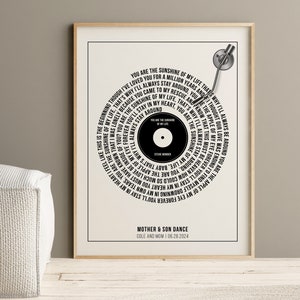Mother Of The Groom Gift From Son, Mother Son Dance Wedding Gift Wall Art For Mom Of The Groom Gift From Bride Mother Son Dance Frame
