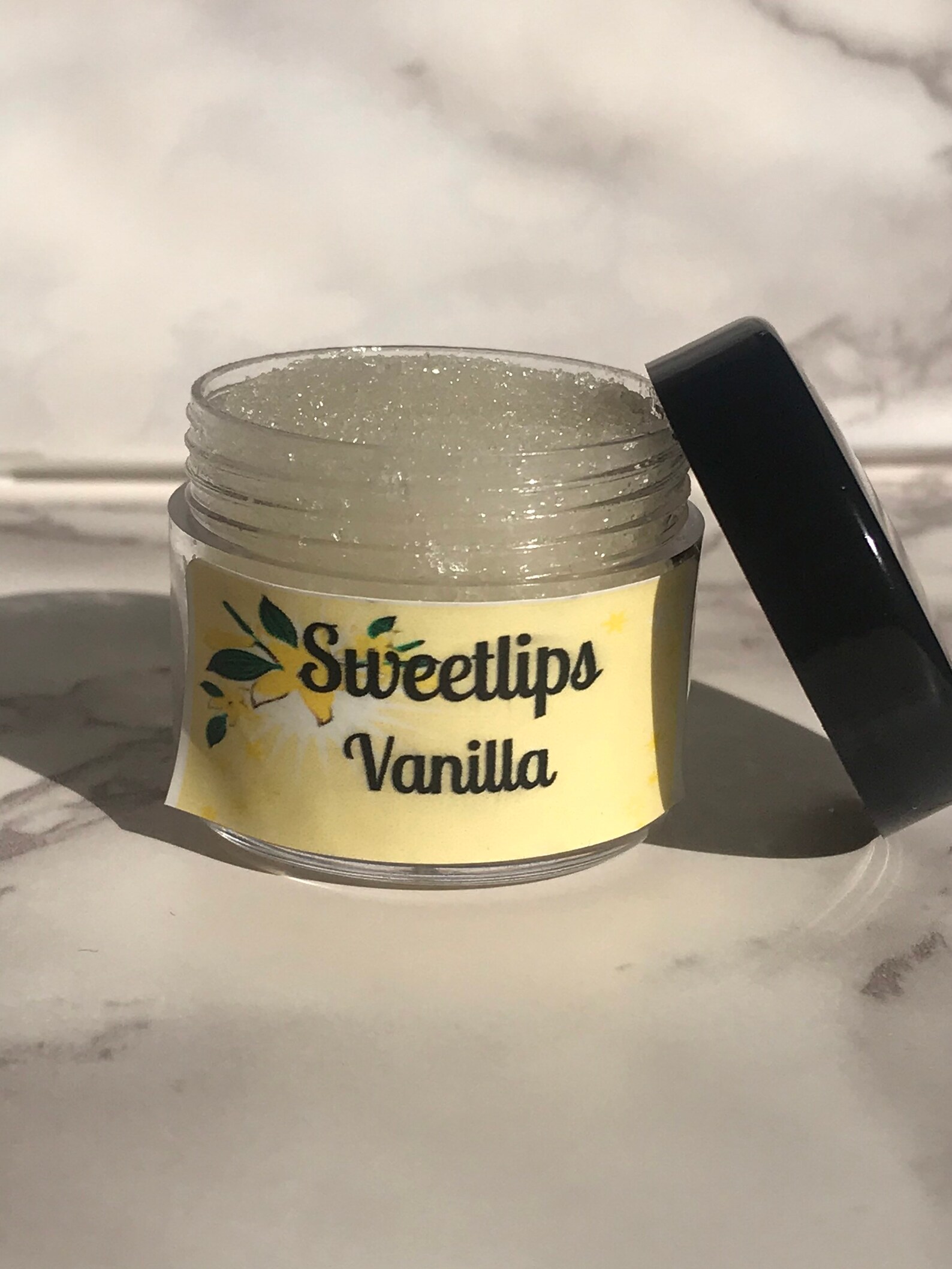 Vanilla Lip Scrub Homemade Vanilla Flavored Lip Scrub Sugar Etsy