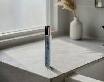 Velvet Dusk Perfume Oil, Plum Noir Davana Vanilla Fragrance