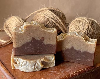Mountain Man Soap, Cedarwood Essential Oil, Vegan Palm Free Soap Bar, Shampoo Bar, Fathers Day Gift, Gift for Him