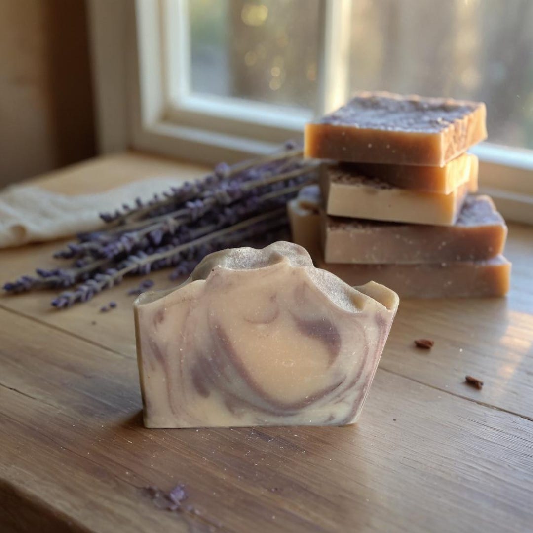 Pure Lavender Soap Bar | Handmade Cold Process Soap | Essential Oil - Etsy
