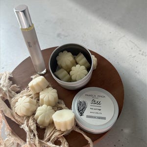 Palo Santo Sage Perfume Oil and Wax Melts | Grounding Home Fragrance Set
